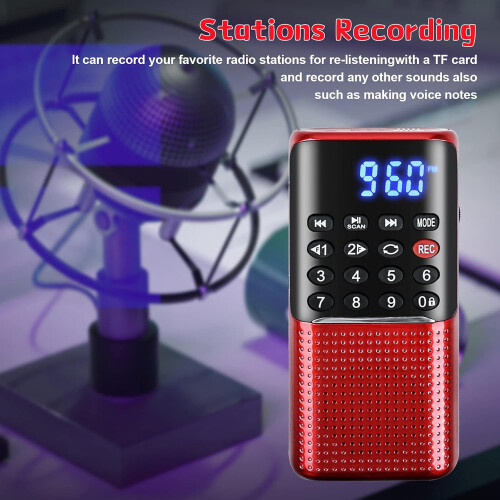 Multi-Function Portable Radio With User-Friendly Interface, Bluetooth, And Rechargeable Battery For Your Daily Adventures 2