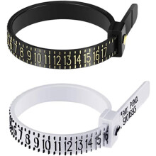 Ring Sizing Kit, Universal Compatibility Reusable Plastic Precise Measurements Easy to Use for Engagement Wedding Jewelry, 2Pcs