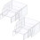 Display Solution, Minimalist Modern Design Clear Acrylic Plexiglass Risers for Display, Durable Clear Acrylic Floating Effect, Easy to Clean Showcase 1