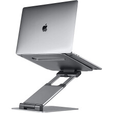Soporte ergonómico para portátil de escritorio, soporte plegable con función de refrigeración y gran capacidad de carga, ajustable para todos los