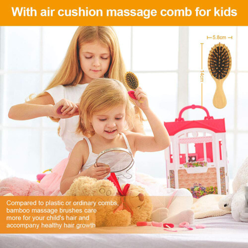 Set di pennelli in bambù, include modelli per bambini per un design accurato 2
