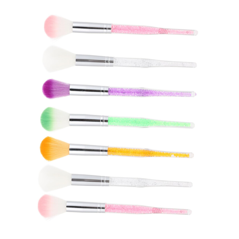 Nail Dust Brush Set 7pcs Soft Bristle Manicure Cleaning Brushes for Professional Nail Art and Makeup