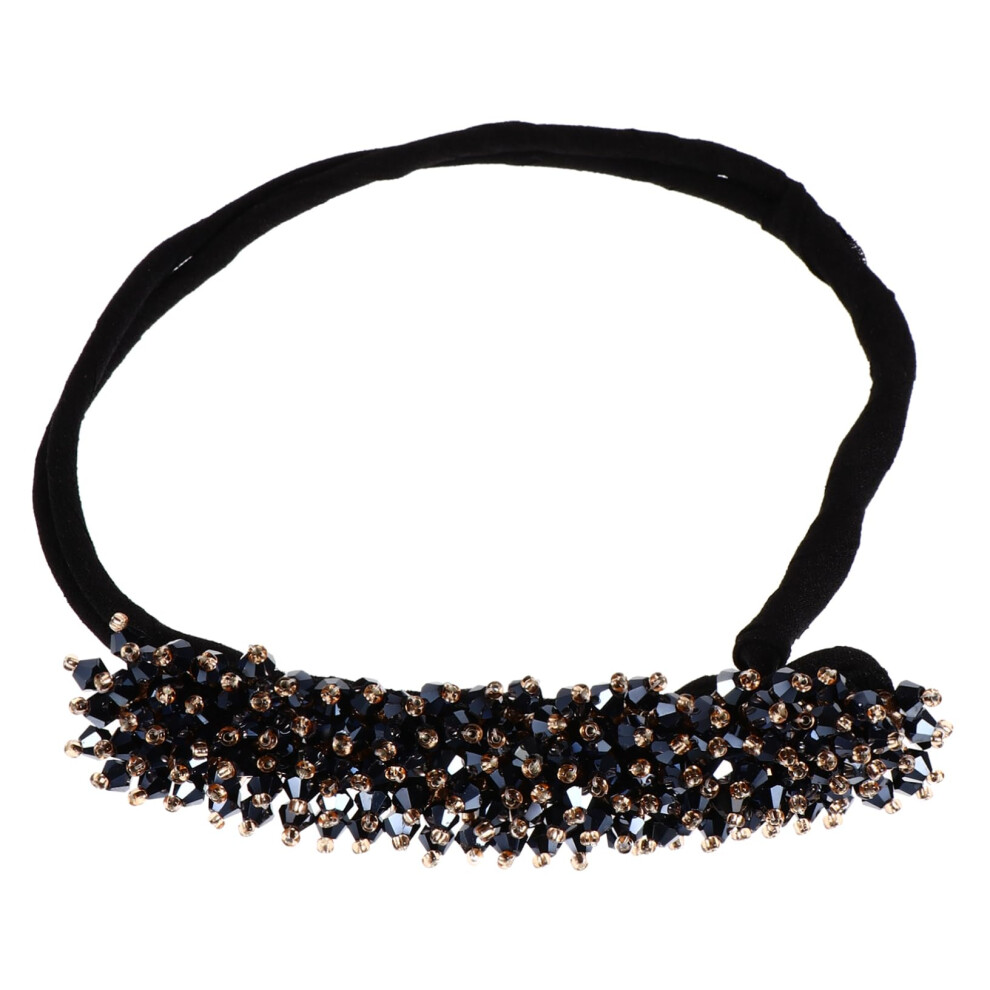 Unisex Hair Bun Maker For Women With Crystal Hairpin, Hair Donut Bun Holder For Secure Styling