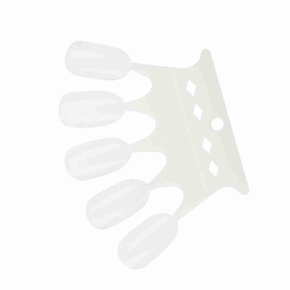 Nail Polish Display Tips and Color Swatches, 50pcs Reusable Nail Art Practice Sticks in 4 Colors