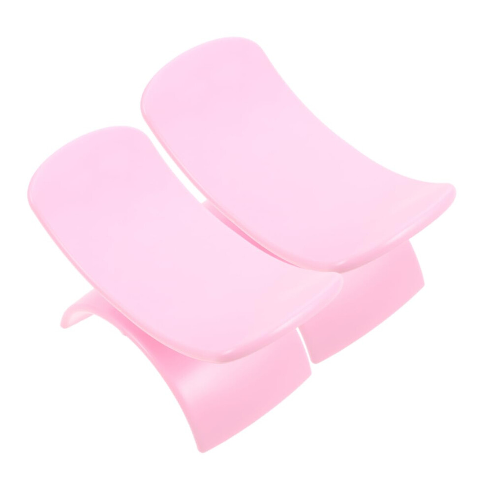 2pcs Nail Art Hand Rest Cushion UShaped Manicure Wrist Support Pillow for Salon Practice