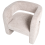 Beliani Armchair VIDSEL Chenille Beige 6