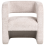 Beliani Armchair VIDSEL Chenille Beige 4