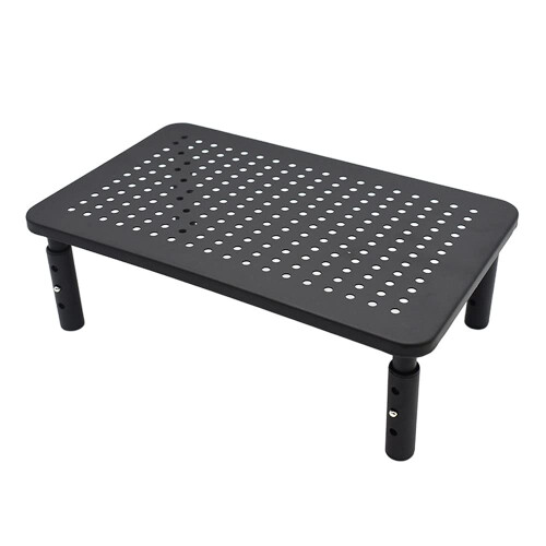 Monitor Stand Riser with Adjustable 3 Heights, Mesh Platform for Computer, Laptop, Printer, Notebook