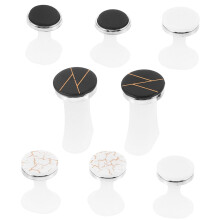 8pcs Silicone Toe Separators Comfortable Reusable Pedicure Spacers for Nail Polish and Salon Use