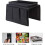 Bedside Storage Caddy with Tray and Multiple Pockets for Sofa Armrest or Bed Organizer 3