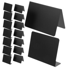 12pcs Mini Chalkboard Signs Reusable Tabletop Boards for Weddings Parties Food Labels V Shape