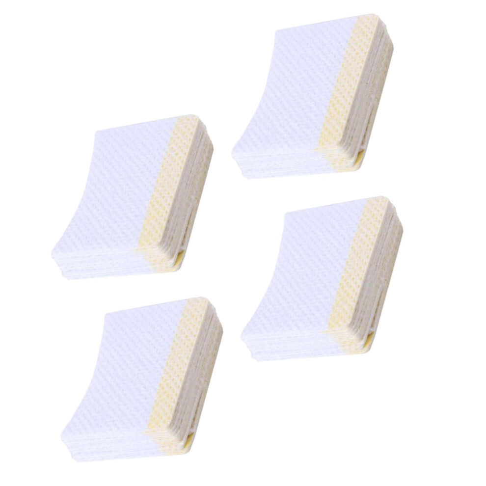 Eyelash Extension Pads Reusable Cotton Arc Shape Under Eye Makeup Remover Pads 160pcs