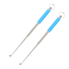 2pcs Stainless Steel Fishing Hook Remover Tool with Quick Release and FishFriendly Design for Carp Bass