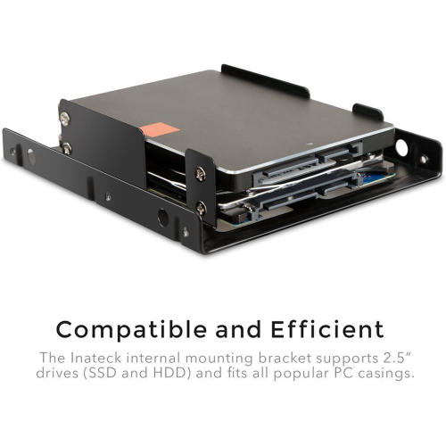 Storage Expansion Solution, Precise Fit Universal Support, Fast Data Transmission, Dual 2.5 Drives, Additional Pc Components Space 2