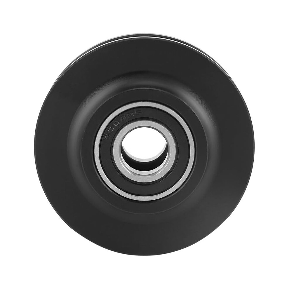 Deep U Groove Ball Bearing For Barn Door, Wear Resistance Smooth Operation Noise Reduction, 2Pcs Zinc Alloy Nylon Guide Roller Strong Load-Bearing 9004841083001
