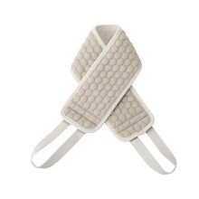 Scrubber pentru spate cu design dublu, fibre vegetale naturale pentru exfoliere ecologică, lavabil la mașină pentru o întreținere ușoară,