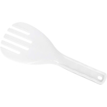 Ergonomischer Reislöffel, antihaftbeschichteter Reislöffel mit rutschfestem Griff, langlebiges und ungiftiges Design, 2 weiße Reislöffel für den