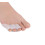 Ισιωτικό δακτύλων Pinky Toe, Διόρθωση δακτύλων με τζελ διπλής οπής για τη μείωση του 4