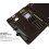 Porte-documents professionnel en cuir véritable, compatible avec iPad Pro, fermeture éclair, format 11,7 pouces. 4