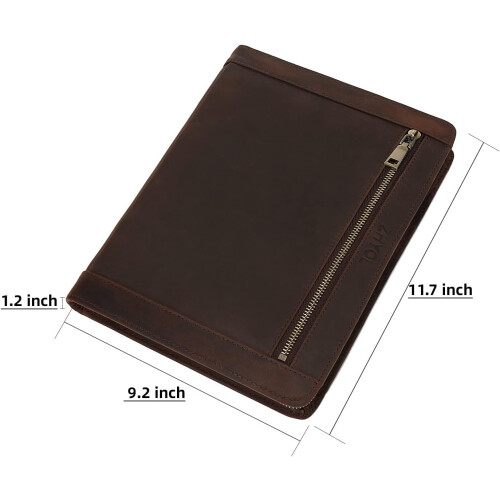 Δερμάτινο Padfolio για Επιχειρήσεις, Εξατομικευμένη Υπηρεσία Χάραξης με Γνήσιο 1