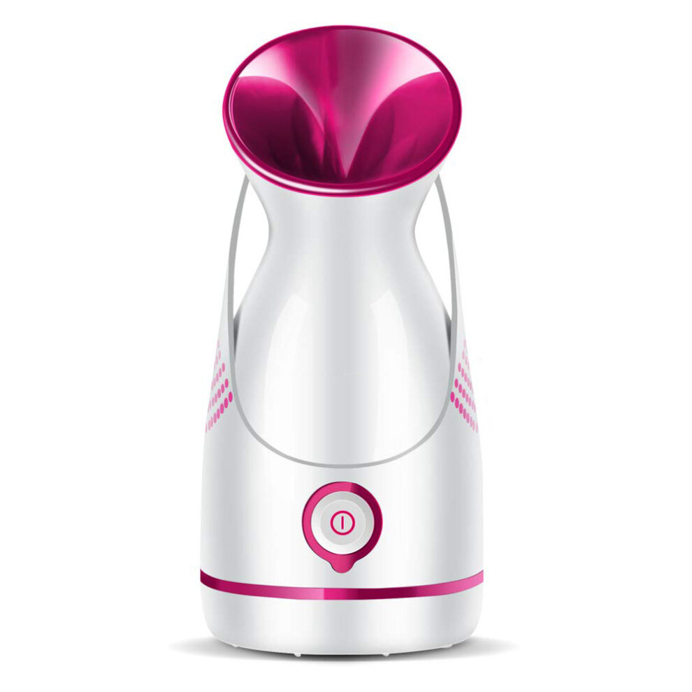 Multifunctional Nano Ionic Facial Spa, Warm Mist Steamer For Deep Cleaning And Sinus Relief, With Aromatherapy Chamber And One-Button Control
