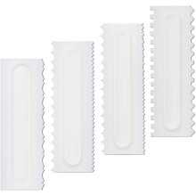 Cake Decorating Essentials, Cake Edge Tools Set, Food Grade Plastic, Professional Baking Tools With Easy To Clean Design, For Kitchen And Bakery Use,