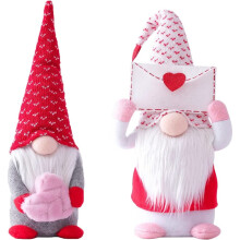 Valentines Day Gnomes Decorations Add A Romantic Touch To Your Decor, Handcrafted Premium Material Guarantees Quality And Longevity, Stand On Its Own