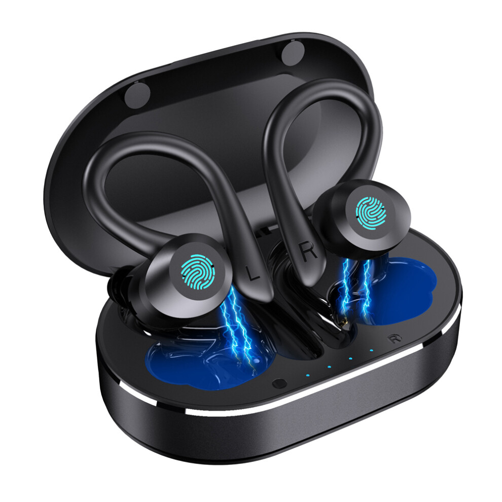 Deep Bass Stereo Wireless Earbuds, Noise Cancelling Mic Bluetooth Headphones With Hifi Sound For Sports 9169997649737