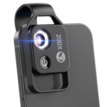 Rivelatore dei segreti della natura, Mini microscopio per telefono con ingrandimento 200X, Il tuo compagno tascabile per scoperte invisibili,