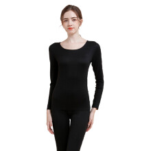 Ropa térmica de manga larga para mujer, sin etiquetas y con costuras planas para mayor comodidad sin rozaduras, capa base elástica en 4 direcciones