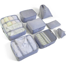 Mesh-design til kufferter, håndbagage, pakkekuber, åndbart stof, vasketøjstaske, stor