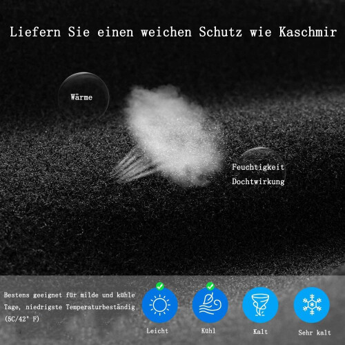 Laufhandschuhe aus Polyestergemisch, Touchscreen-Ausrüstung für Wintersport 2