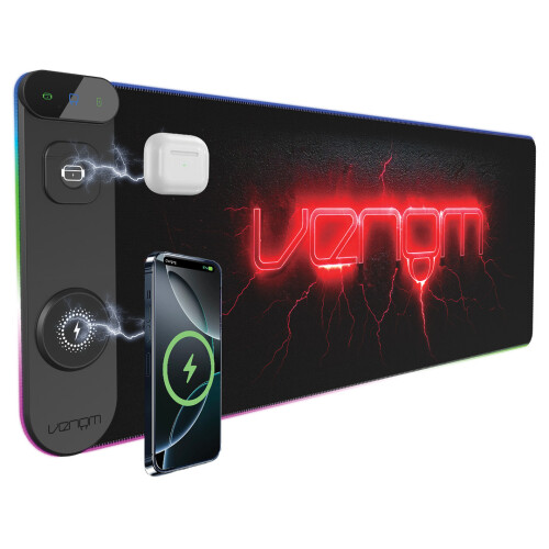 Venom Pro Charge Gaming Surface - 800mm x 300mm