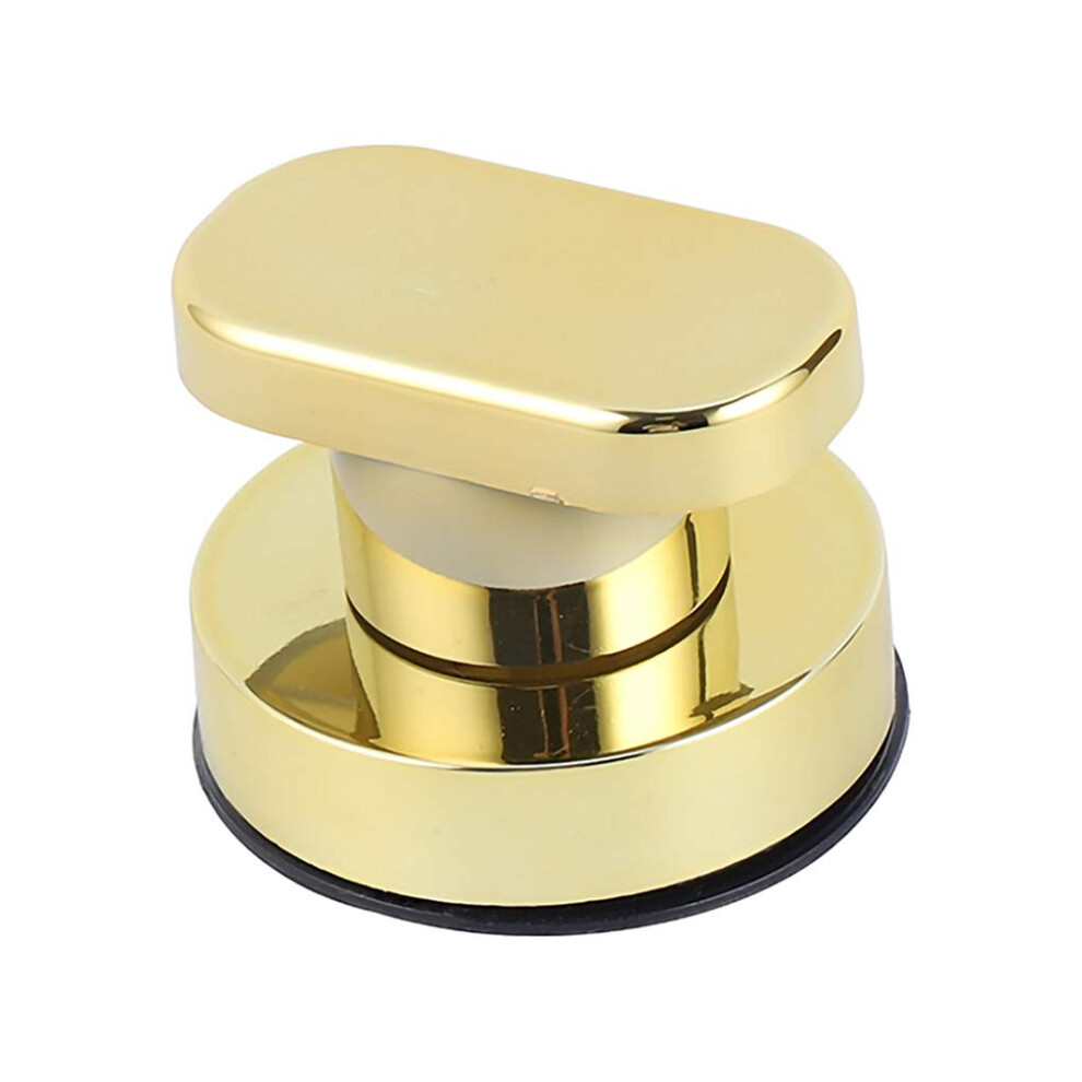 Bathroom Grab Bar with Secure Suction Grip, Reusable Safety Handle for Kitchen and Bathroom Gold