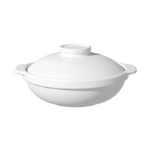 Ceramic Casserole Pot for Gas Stove, Temperature Clay Cookware for Steaming, Frying, Slow Cooking