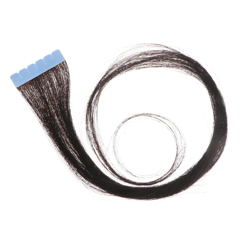 Tape In Black Human Hair Extensions for Women Seamless Natural Blend Reusable LongLasting