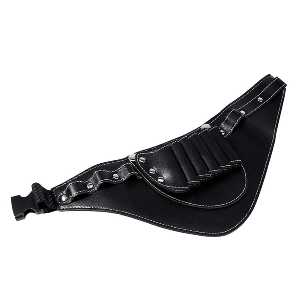 Pu Leather Barber Waist Bag With Multipocket Organization For Hairdressing Scissors And Combs 9450606985170