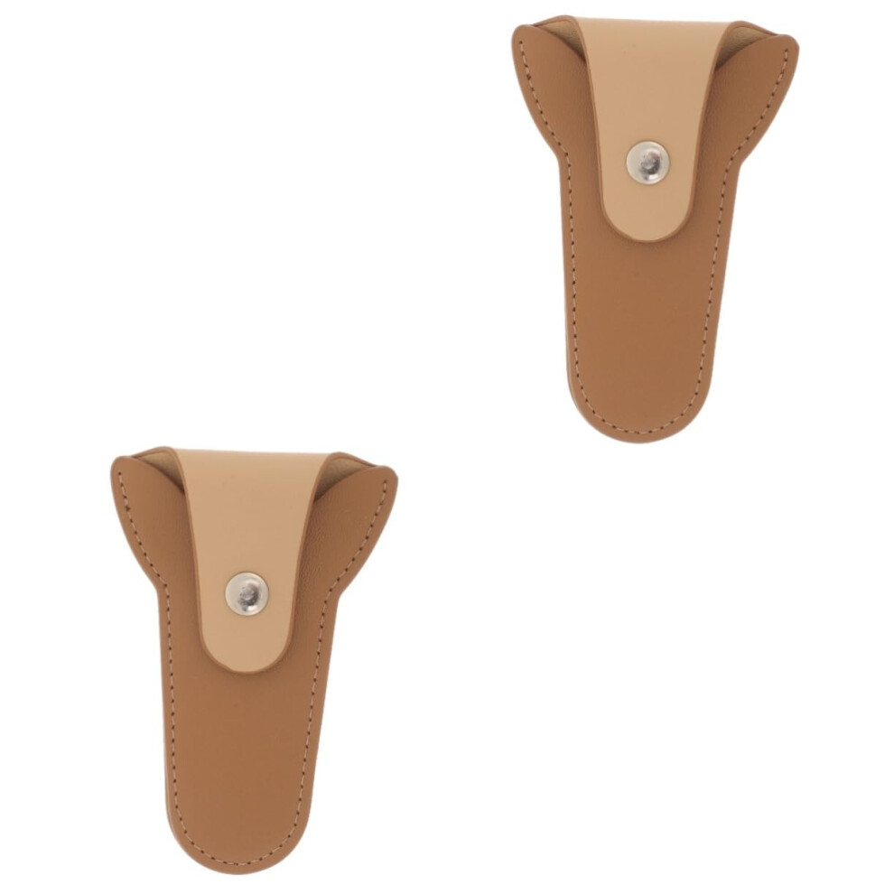 2pcs Nail Scissors Pouch Durable Manicure Scissors Case for Travel and Easy Storage