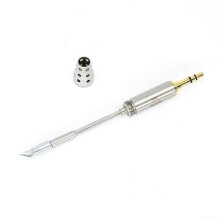 Soldering Iron Tips Set with Pointed Flat Blade Horseshoe Elbow for TS80 Replacement
