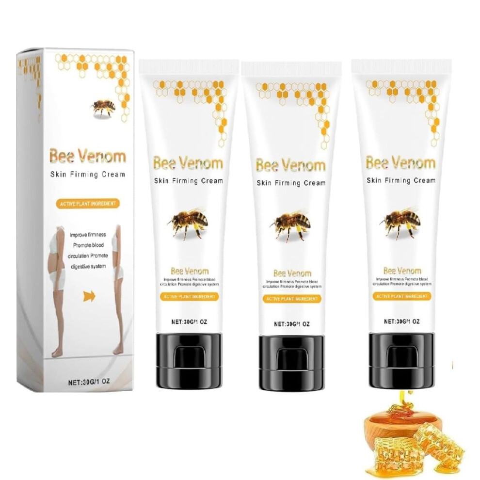 Cream Bee Venom Skin Firming For Face And Neck Tightening, Anti Aging Moisturizer 3Pcs