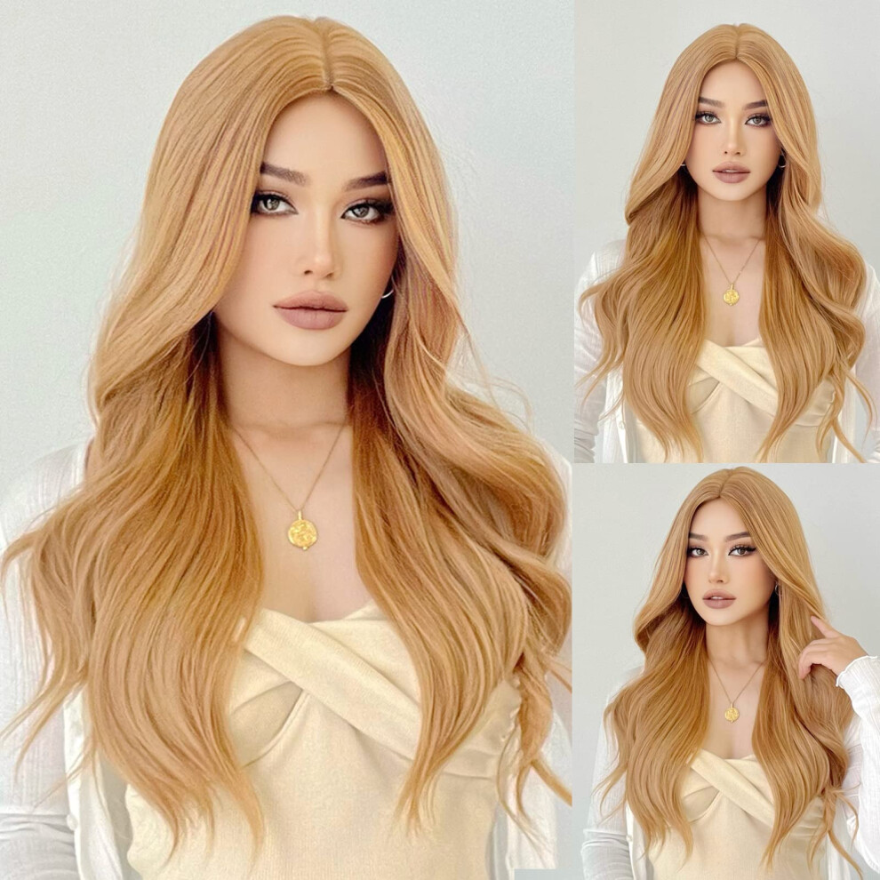 Human Hair Ginger Wig with Bangs, Natural Hairline, Heat Resistant, for Cosplay and Daily Wear