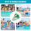 Pool Float with Canopy Adjustable Sunshade Ergonomic Mesh Lounge Raft for Beach and Pool 5