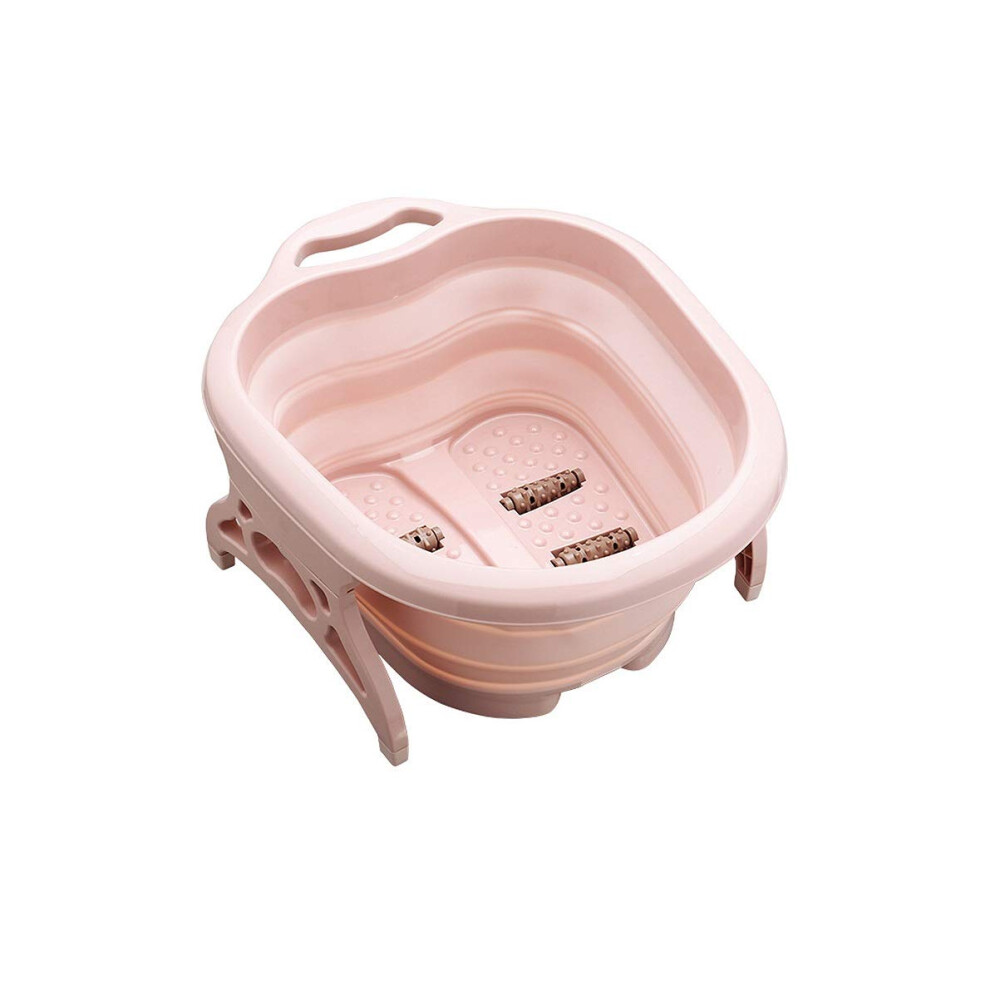 Foldable Foot Spa Bath Tub with Massage Rollers for Home and Travel Foot Soak
