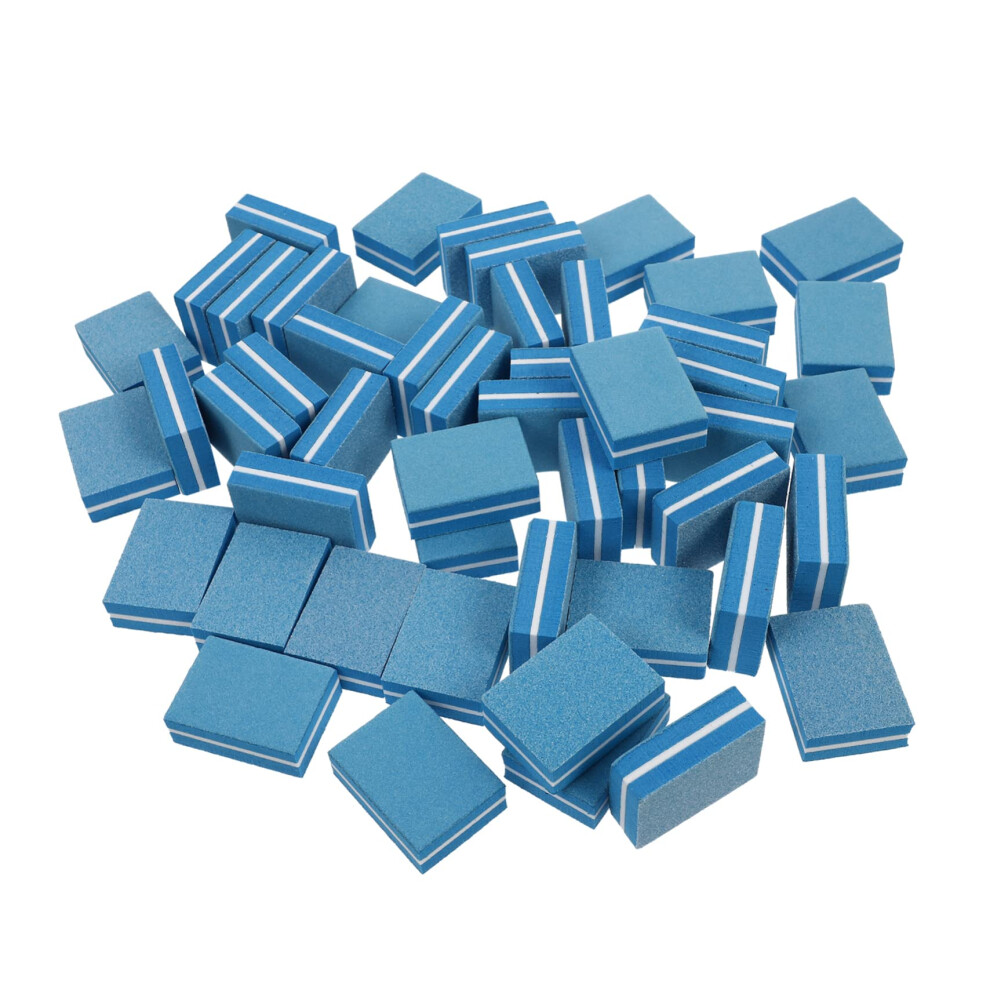 50pcs Professional Nail Buffer Blocks and Sponge Nail Files for Manicure Pedicure Salon