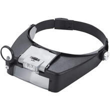 Herramientas de aumento avanzadas, que combinan lupa de cabeza iluminada por LED y casco multipotencia para una observación de detalles inigualable,