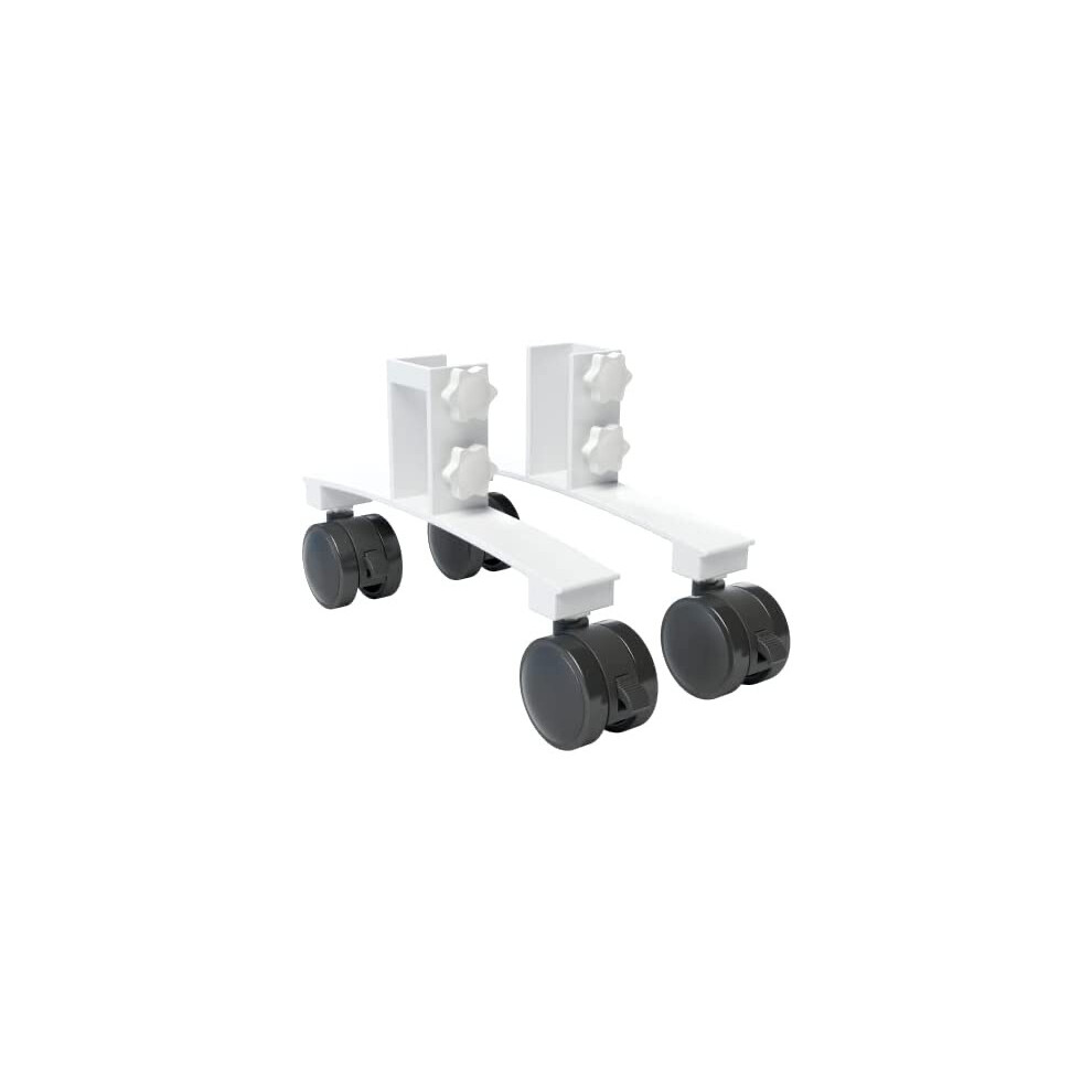 Universal Support Feet For Infrared Heating Panels, Adjustable And Mobile Base Allows For Optimal Placement, Movable Wheel Ensures Smooth Movement, 9433291259757