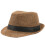 Ψάθινο καπέλο Fedora για άνδρες και γυναίκες, κλασικό καπέλο Παναμά με αναπνεύσιμη 1