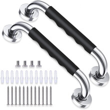 Barre d'appui robuste pour baignoire et douche, barre de sécurité antichute pour personnes âgées avec surface antidérapante, pour couloir,