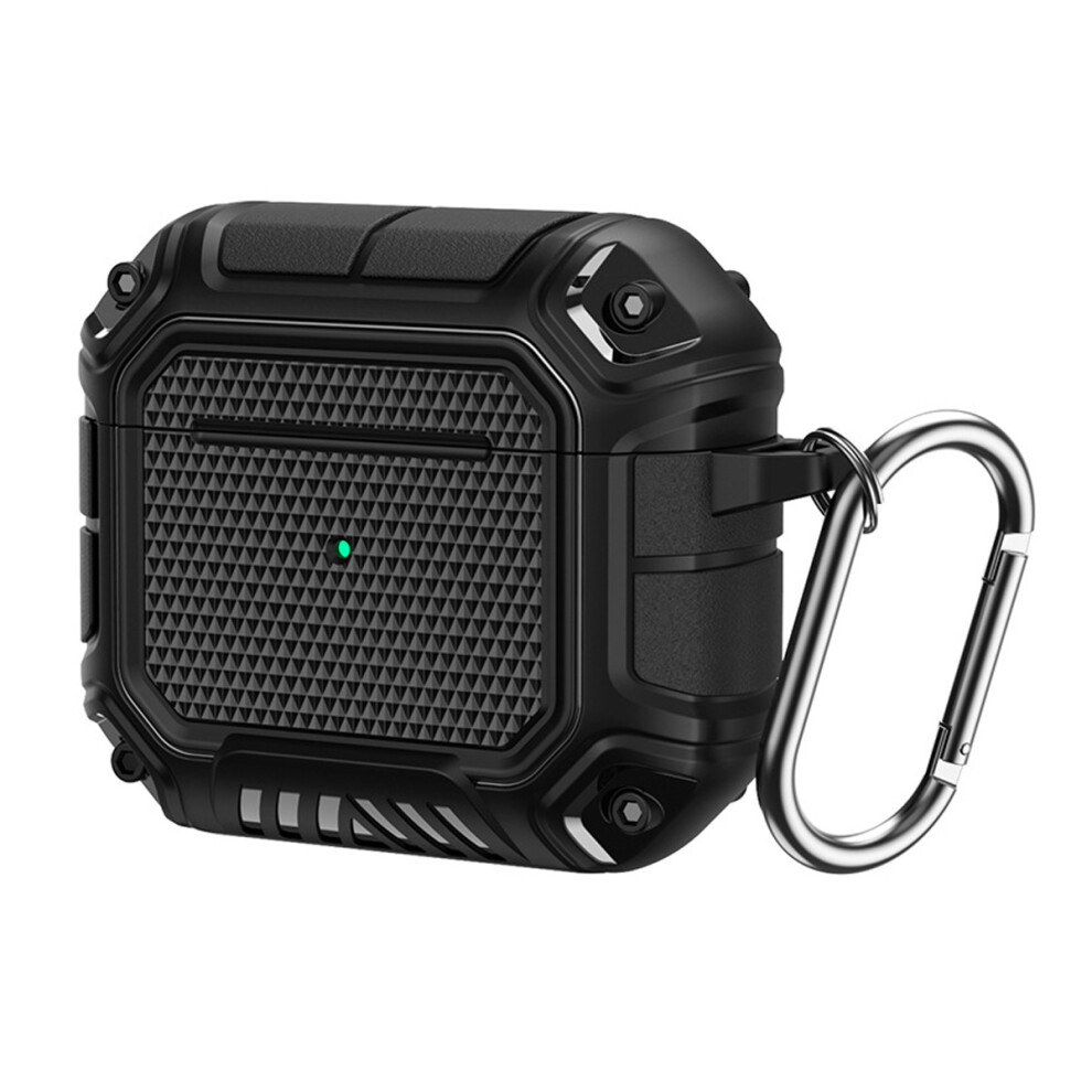 Shockproof Hard Shell For Airpods 3Rd Generation, Carbon Fiber Texture Protective Case, Carry Your Earbuds Safely And In Style 9433291259580