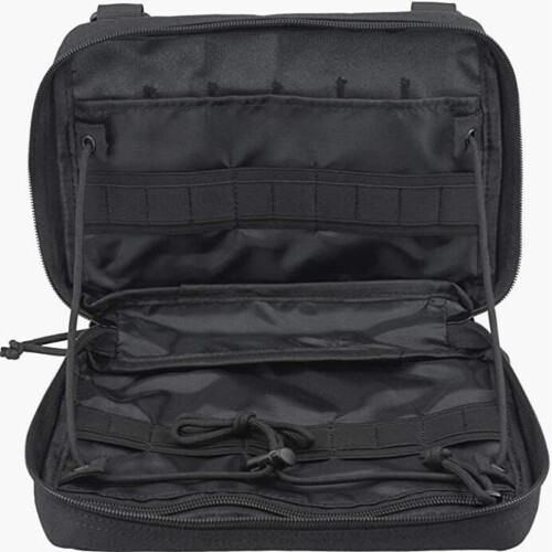 Tactical Admin Utility Pouch, Multi-purpose Molle System Compatible with Functional Compartments, Water-repellent Performance for Outdoor Enthusiasts 2